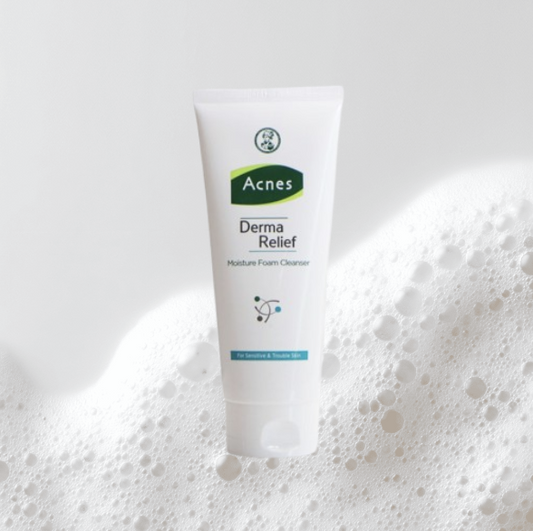 Acnes Derma Relief Moisture Foam Cleanser